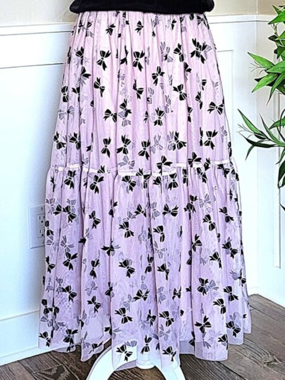 Y2K Mauve Pink Tulle Skirt